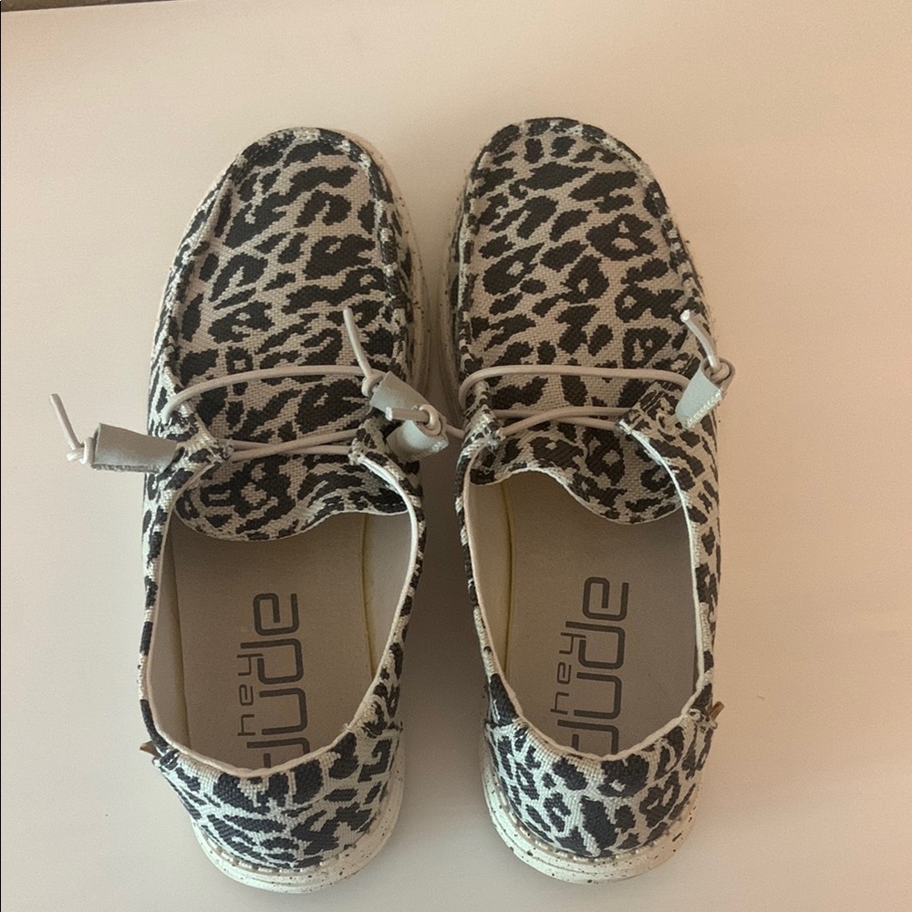 Hey Dude Black and White Moccasins Casual Shoes